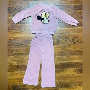 Disney Baby ~ Minnie Mouse Pink Long Sleeve and Pant Set